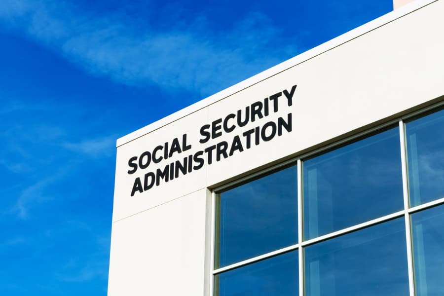 A Social Security Administration field office building